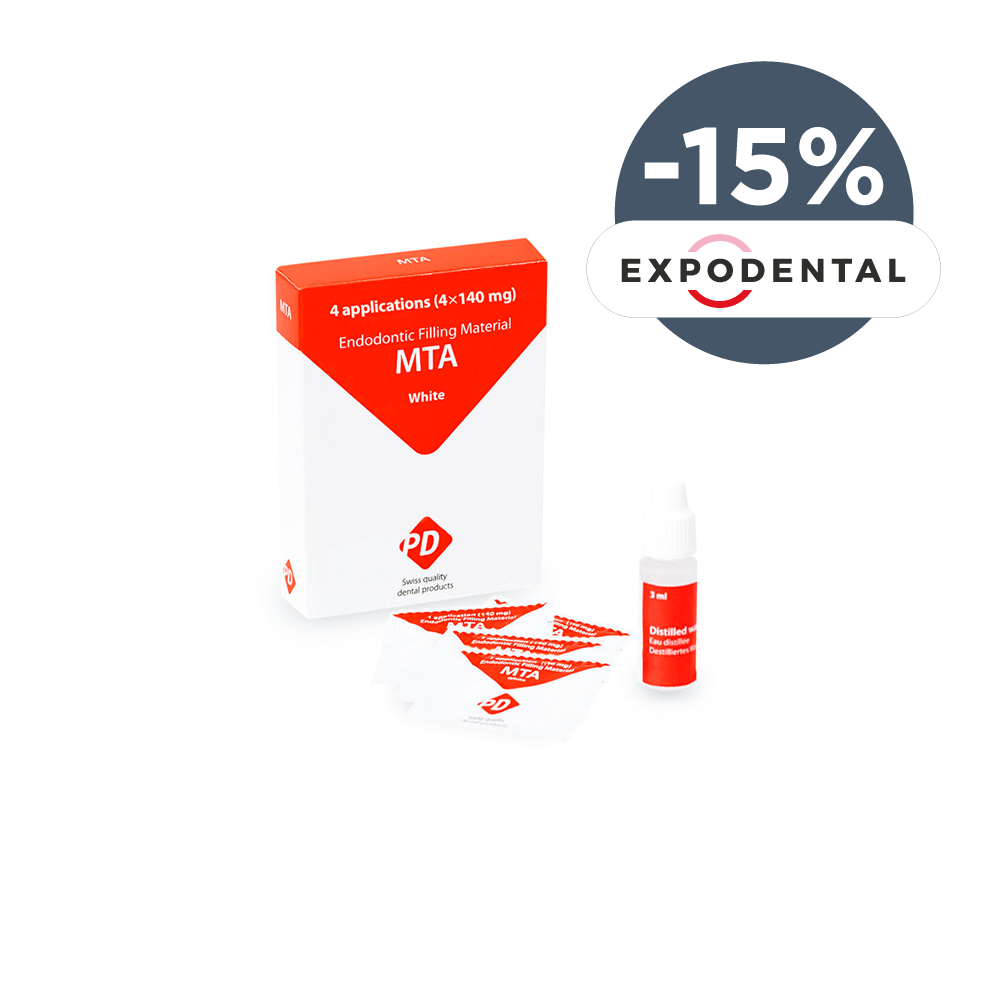 Cemento reparador MTA White de PDSA
