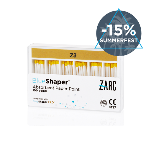 Pontas de papel BlueShaper da Zarc