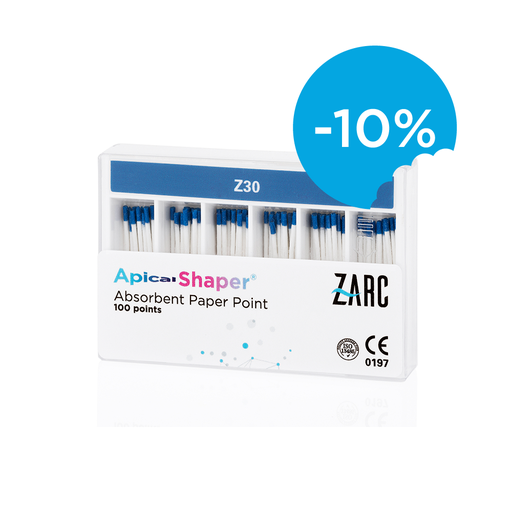 Pontas de papel ApicalShaper da Zarc
