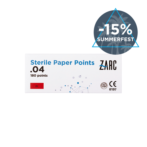 Pontas de papel estéreis da Zarc