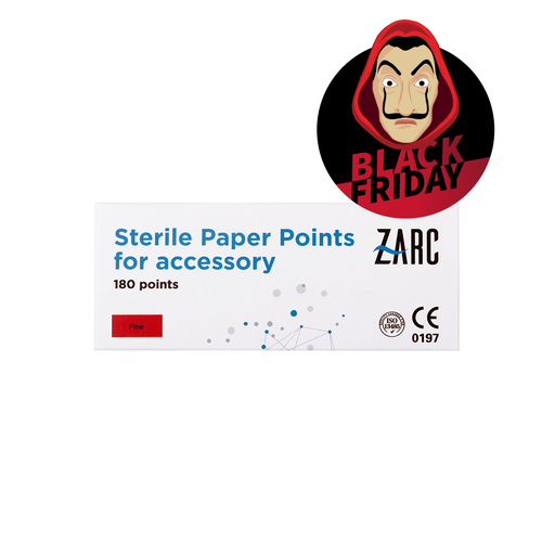 Pontas de papel estéreis auxiliares da Zarc