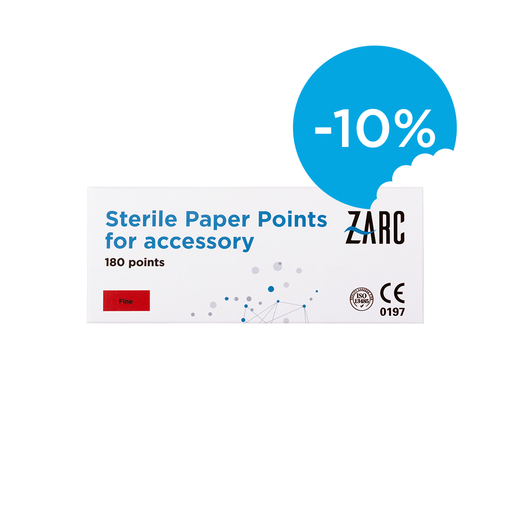 Pontas de papel estéreis auxiliares da Zarc