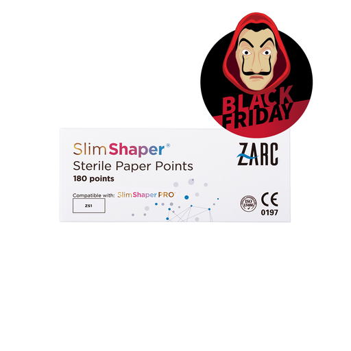 Pontas de papel estéreis SlimShaper da Zarc