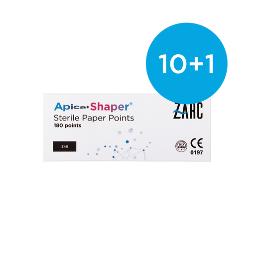 Pontas de papel estéreis ApicalShaper da Zarc