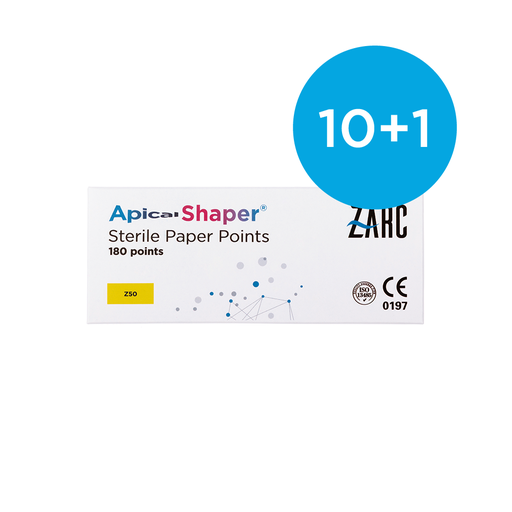Pontas de papel estéreis ApicalShaper da Zarc